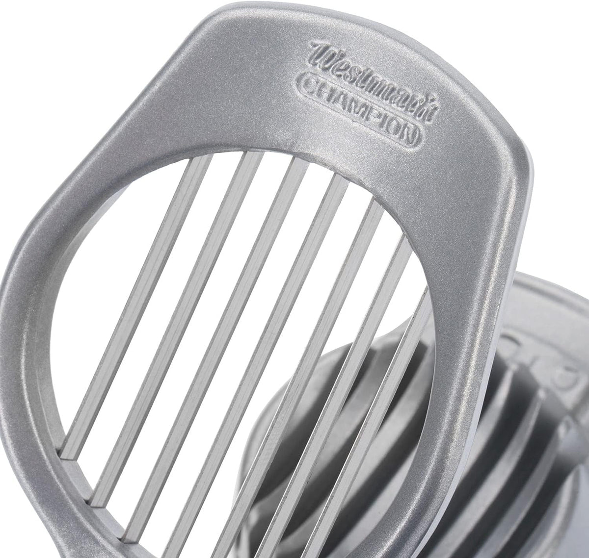 Westmark Mushroom & Egg Slicer – Heavy-Duty Aluminum Cutter with 7 Stainless Steel Blades for Even Slices, Multi-Purpose Food Slicer for Mushrooms, Eggs, Strawberries & Kiwi, Kitchen Essentials