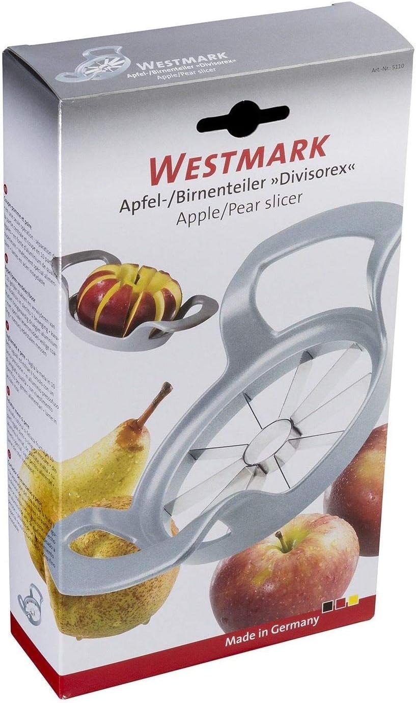 Westmark Apple Slicer, Cuts 10 Even Slices, Easy to use Apple Corer Made of Coated Aluminum and Stainless Steel Blades Save time multiple slices at once Good for your Healthy Snacks