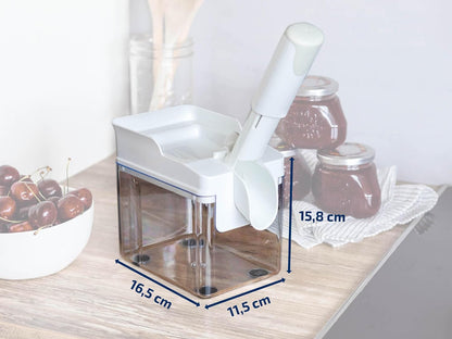 37211 Cherry Pitter, White – Stainless Steel Plunger Pits 25 Lbs/Hour