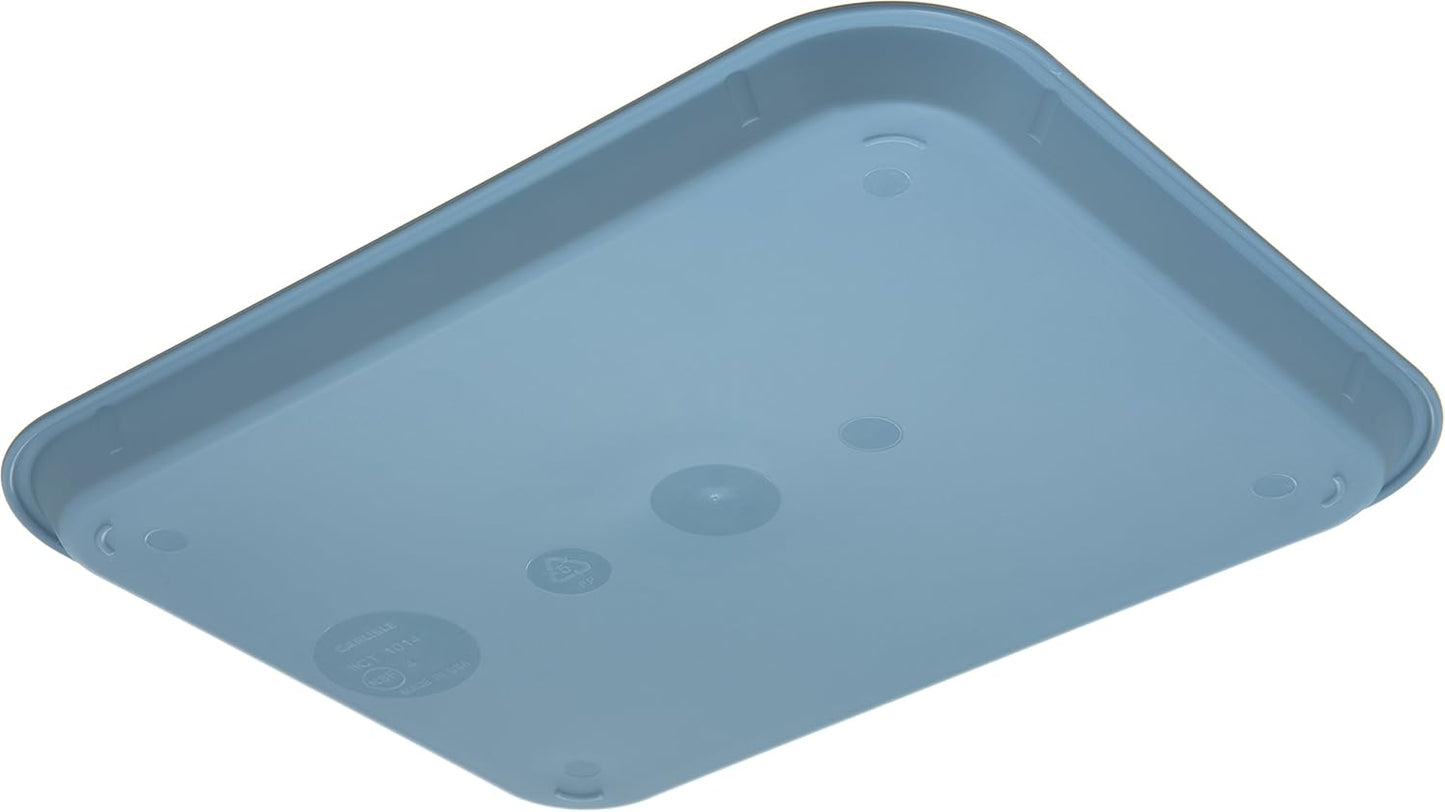 Carlisle FoodService Products CT101403 Cafe Standard Plastic Cafeteria/Fast Food Tray, NSF Certified, BPA Free, 14" Length x 10" Width, Black