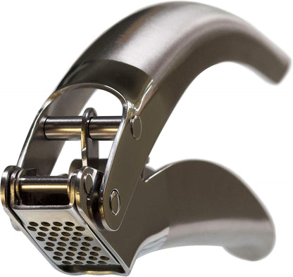 MANNKITCHEN High-Capacity Stainless Steel Double-Lever Garlic Press