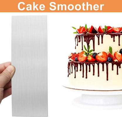 Stainless Steel Cake Scraper, Cake Smoother
