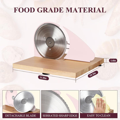 Manual Bread Slicer for Homemade Bread,Even Slicing from Thin to Thick