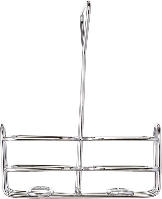 Winco WH-3 Square Oil and Vinegar Holder, 6 Ounce, Chrome Plated,Medium