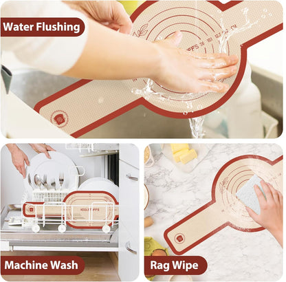 Koolstuffs Silicone Baking Mat, Nonstick and Reusable, 3 Pack