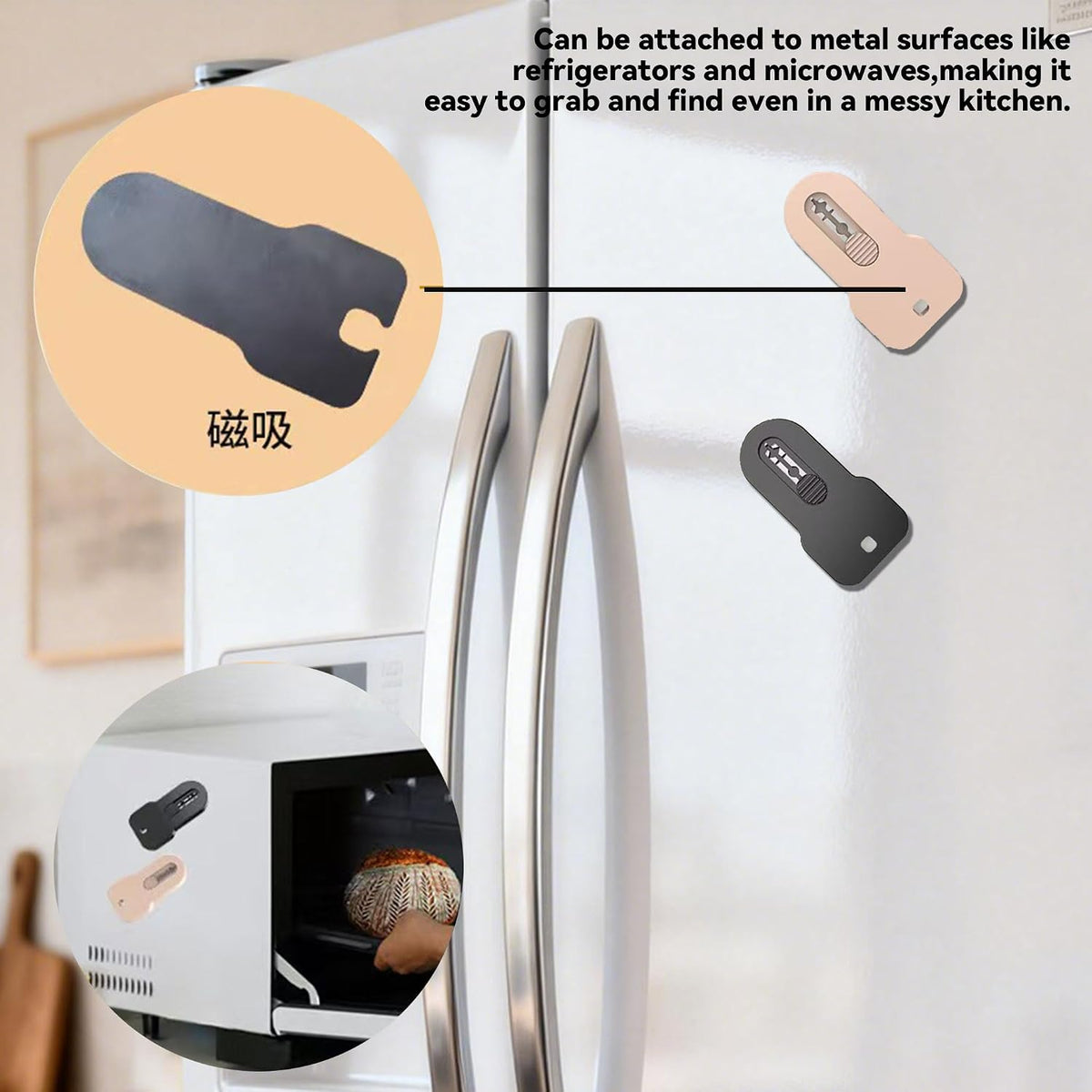 2 Pack Bread Lame Dough Scoring Tool,Retractable Magnetic Sourdough Scorer with 10 Stainless Steel Blades/Razor for Homemade Bread Baking Accessories
