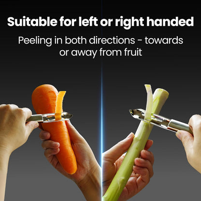 Gourmet Easy Vegetable Peeler Ultra Sharp Stainless Steel Blade (I Peeler)