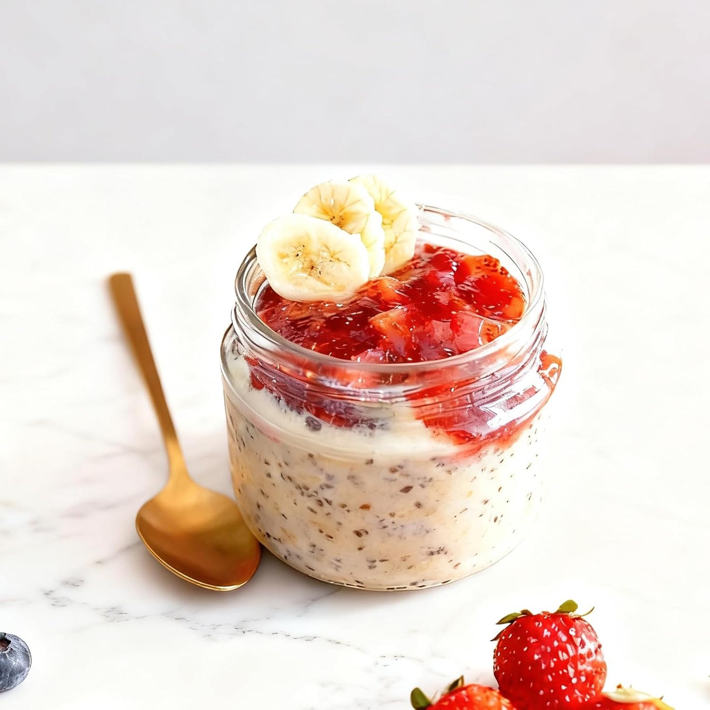 Overnight Oats Containers with Lids, 10oz Wide Mouth Mason Jars with Lids, 9 Pack Glass Jars with Airtight lid for Chia Pudding Yogurt Salad, Meal Prer Oatmeal Jars, Pink