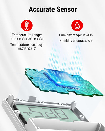 TempPro TempAir Hygrometer Indoor Thermometer for Home