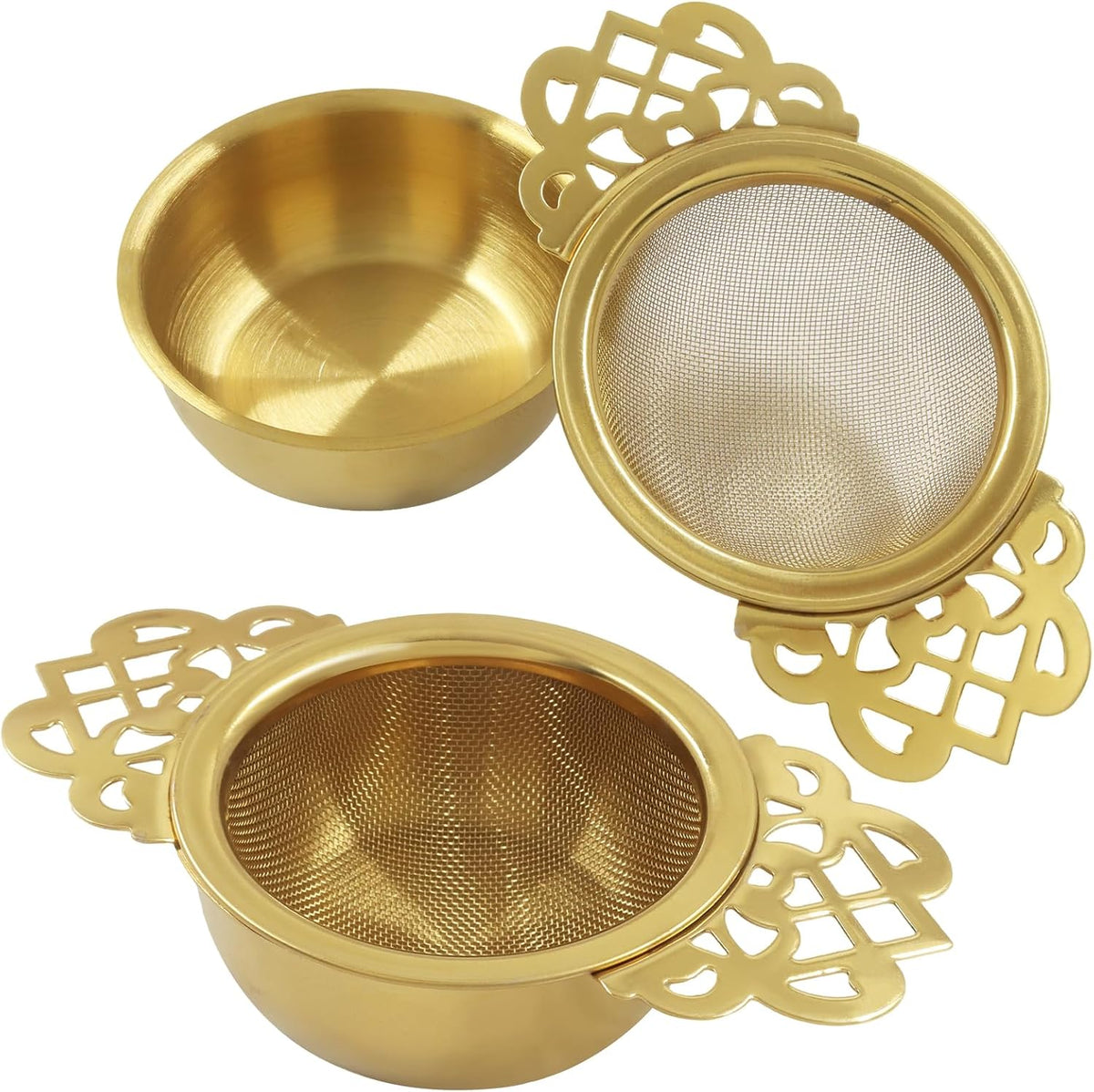 Fine Mesh Tea Strainers, Silver Loose Leaf Tea Filter