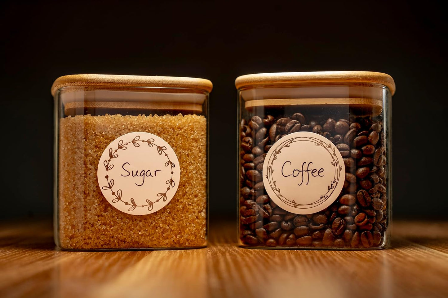 MONEST Waterproof Label Stickers for Jars and Lids, Pantry, Mason Jar, Canning, Spice, Bottle Labels (Red Tulip 2"x3")