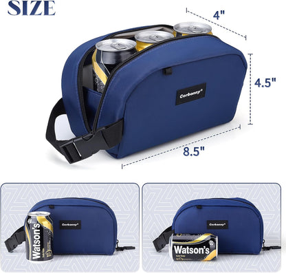 Cerbonny Freezable Cooler Bag for Work/School Travel - Mini Insulated Bag Fit For Yogurt