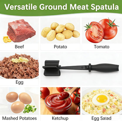 Meat Masher and Chopper Tool, Ground Beef Chopper, Potato Masher, Batter