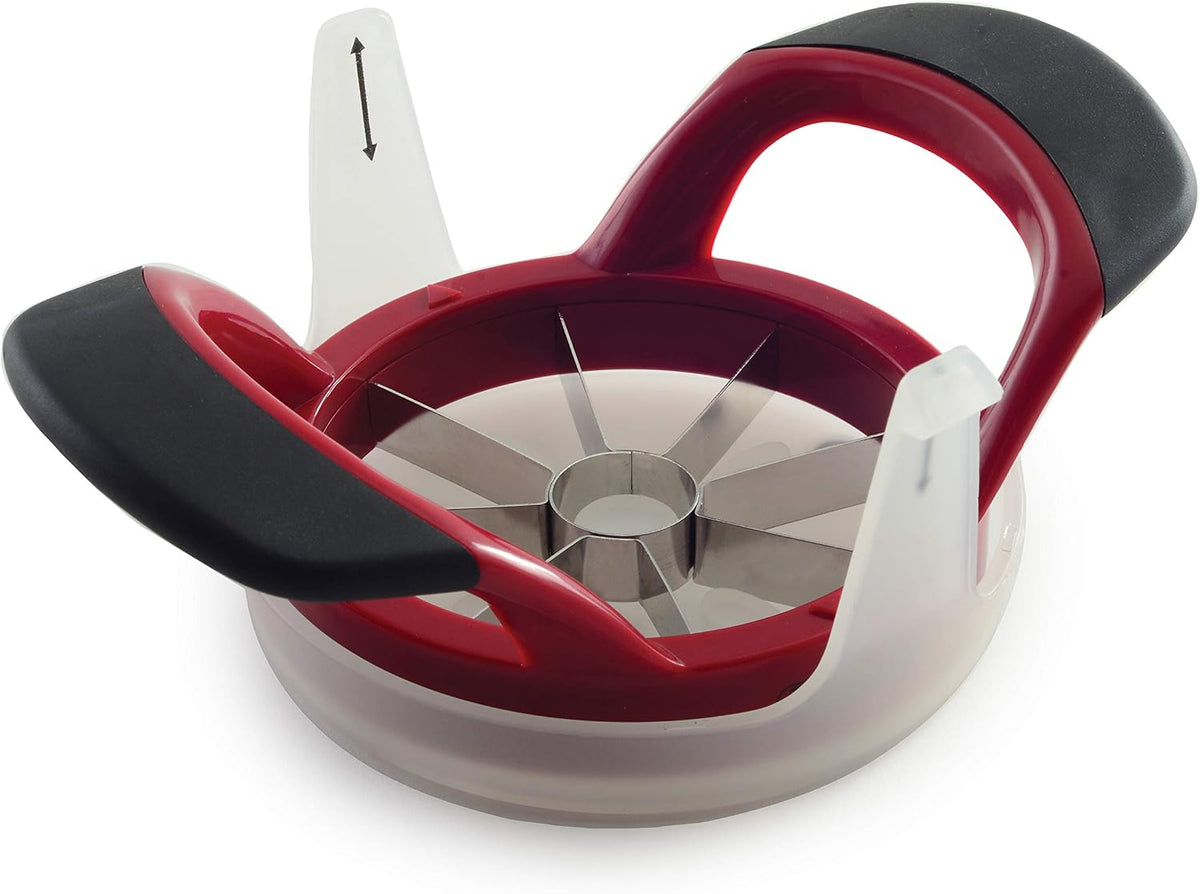 Norpro 5099 Grip Ez Fruit Wedger/Corer with Push Plate, 8 Sections