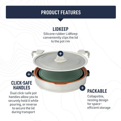 Detour Essentials Camp Cooking Set (4 Piece) by Sea to Summit