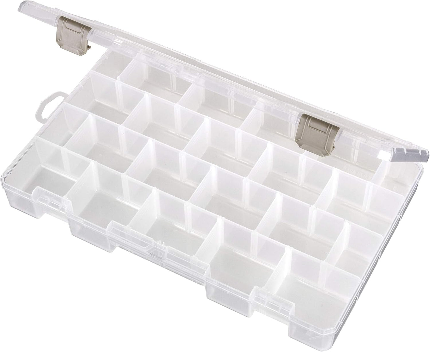 ArtBin Large Solutions Box Clear Art & Craft Organizer with Dividers - Plastic Storage Case for Convenient and Versatile Storage - Ideal for Various Craft Supplies