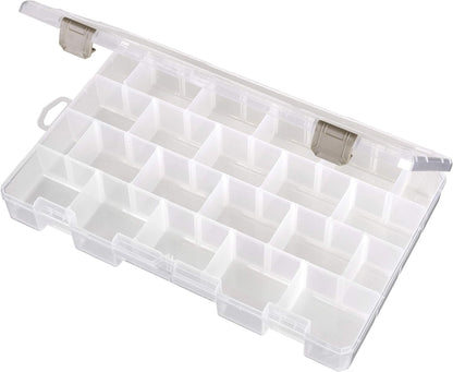 ArtBin Large Solutions Box Clear Art & Craft Organizer with Dividers - Plastic Storage Case for Convenient and Versatile Storage - Ideal for Various Craft Supplies