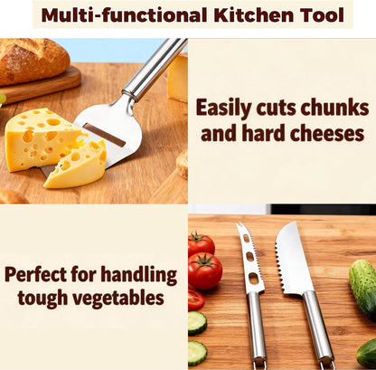 Premium Stainless Steel Cheese Slicer,Multi-Functional Cheese Slicer Plane