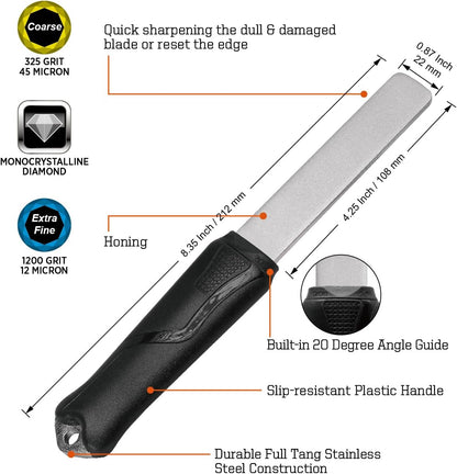 SHARPAL 181N Dual-Grit Diamond Sharpening Stone File