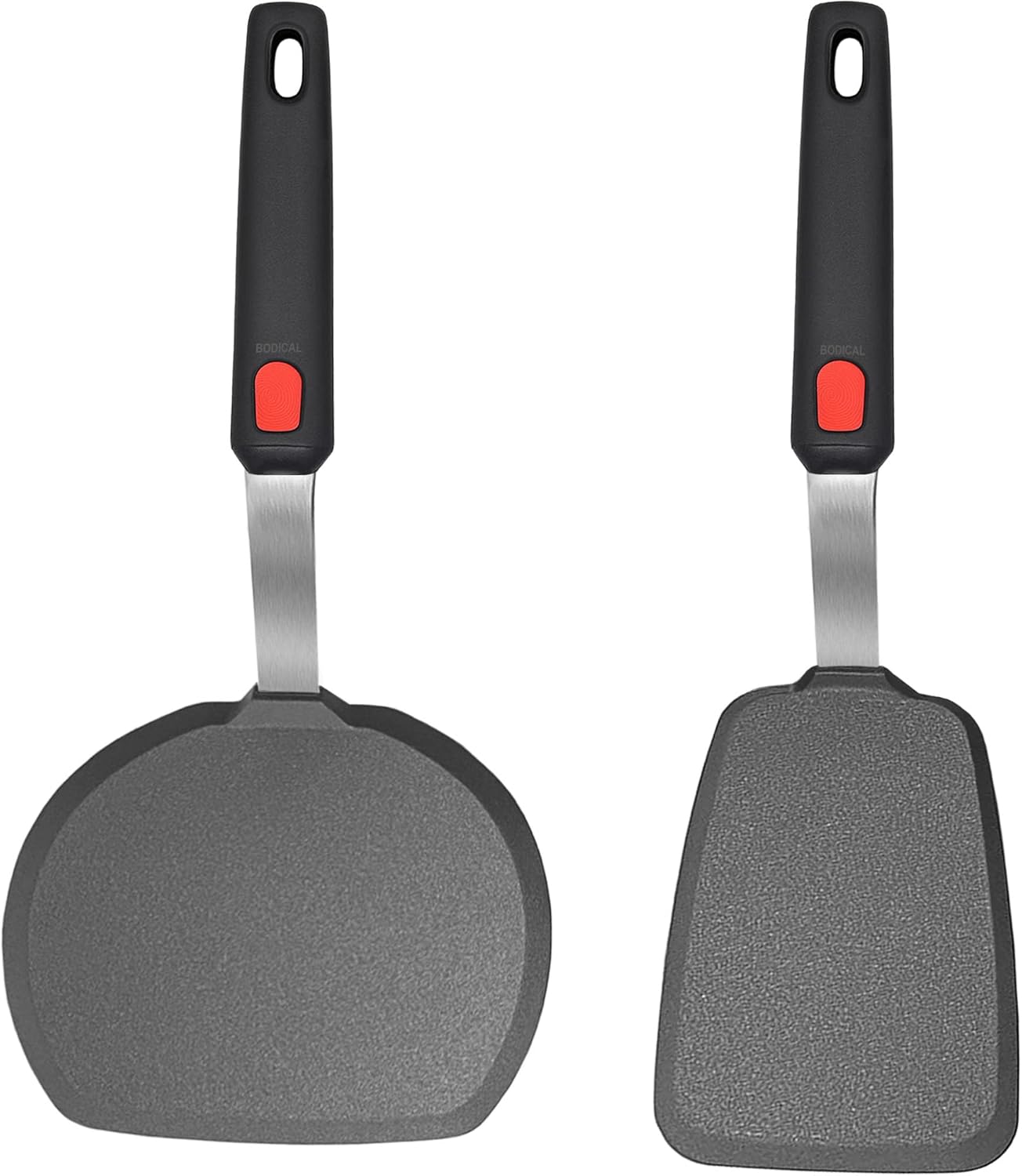 Mixed 5 Piece Silicone Spatula Set, 600F Heat-Resistant No-Melt Rubber Spatula Handle and Blade - Kitchen Cooking Utensils for Nonstick Cookware, Spatula Turner for Egg,Pancake,Burger- Dishwasher Safe