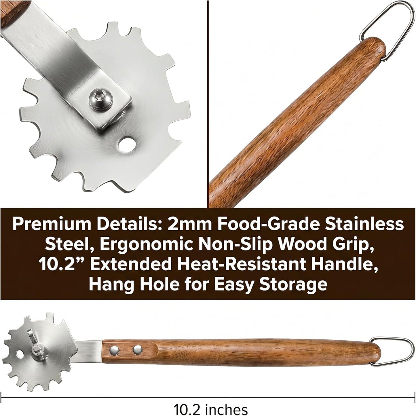 Grill Scraper with Adjustable Blade, 13 Notches Universal Bristle Free Grill Brush for Hot & Cold Grill Grates, Heavy Duty Stainless Steel Grill Cleaning Tool for Gas Charcoal Electric Grills