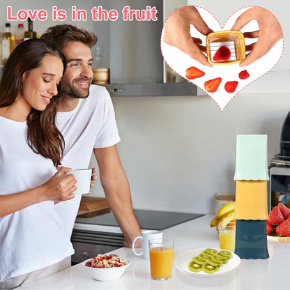 3 Pcs Dokpod Cup Slicer Stainless Steel Strawberry Slicer Banana Slicers Fruit Cutters Multifunctional Soft Fruits and Vegetable Slice Fresh Platter Making