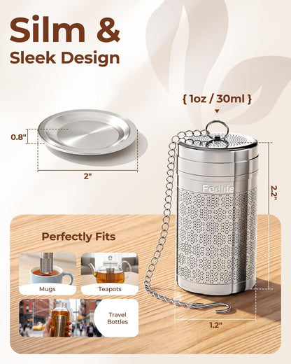 Mini Snowflake Stainless Steel Tea Infuser for Loose Leaf Tea Ball