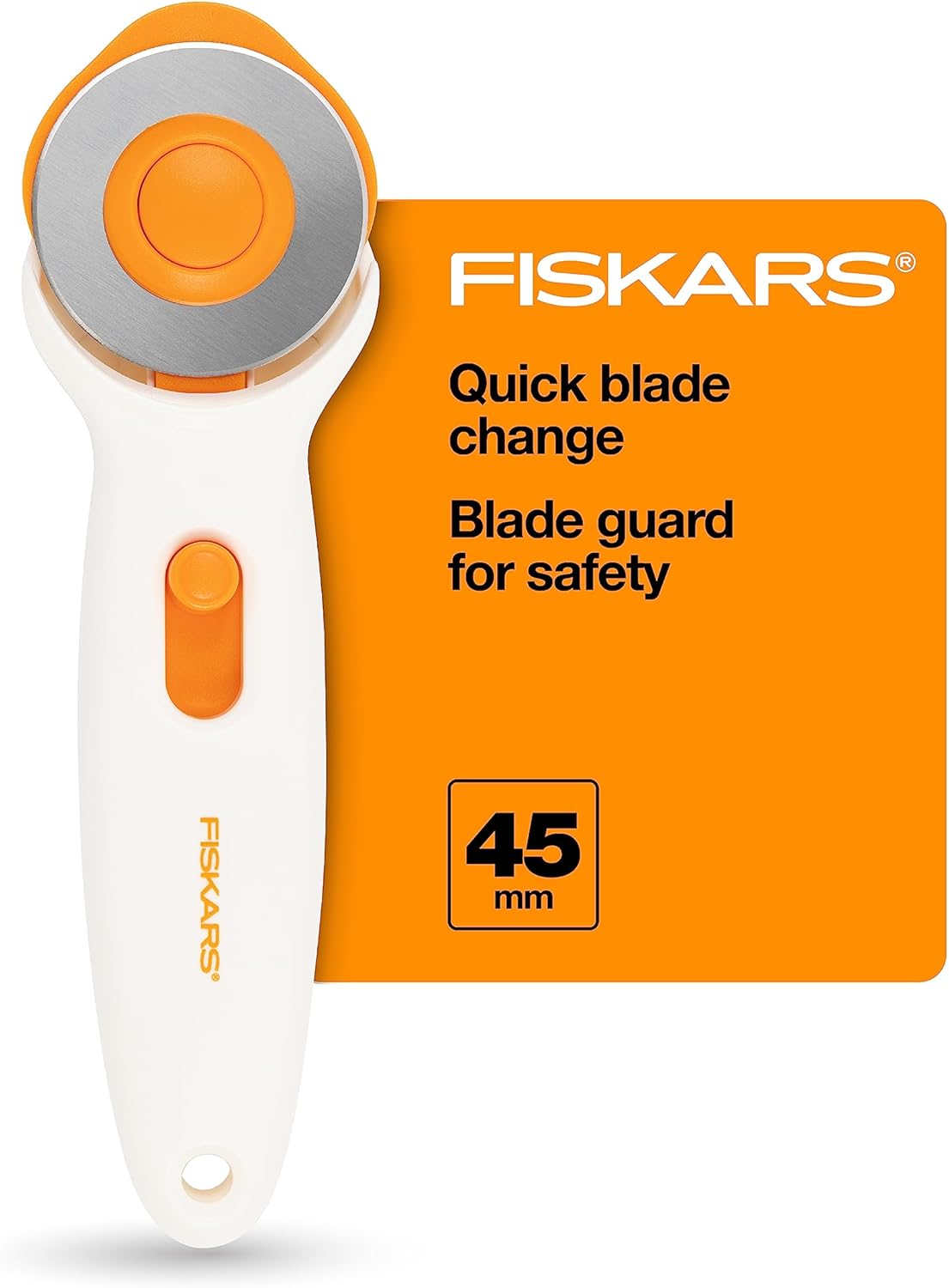 Fiskars 45mm Loop Rotary Cutter for Fabric, Arts, Crafts, Sewing