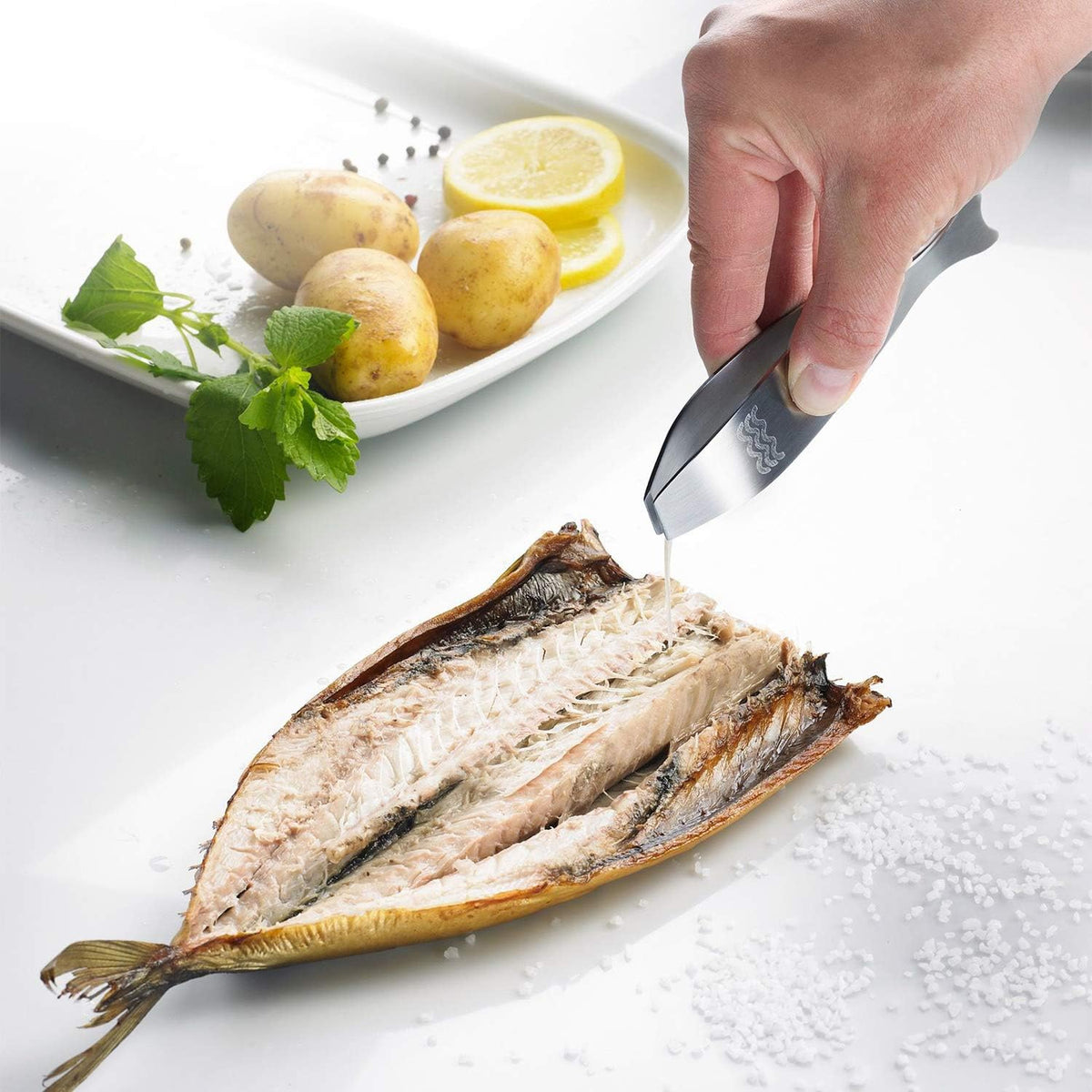 Westmark Fish Scaler, 8.3 x 2.1 x 2.3 inches, Stainless Steel
