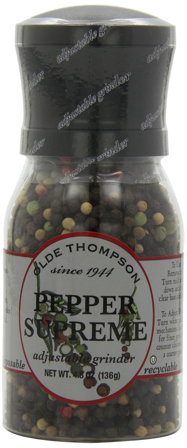 Olde Thompson Himalayan Pink Salt Grinder, 10 Ounce