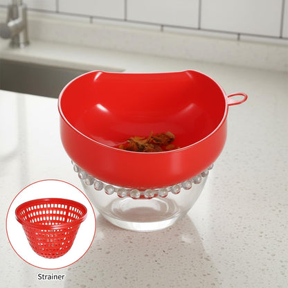 5 Pcs Wide Mouth Funnel, Food Grade Wide Funnels with Strainer Long Neck Plastic Funnels for Filling Bottles, Canning, Mason Jar, Shampoo, Liquids