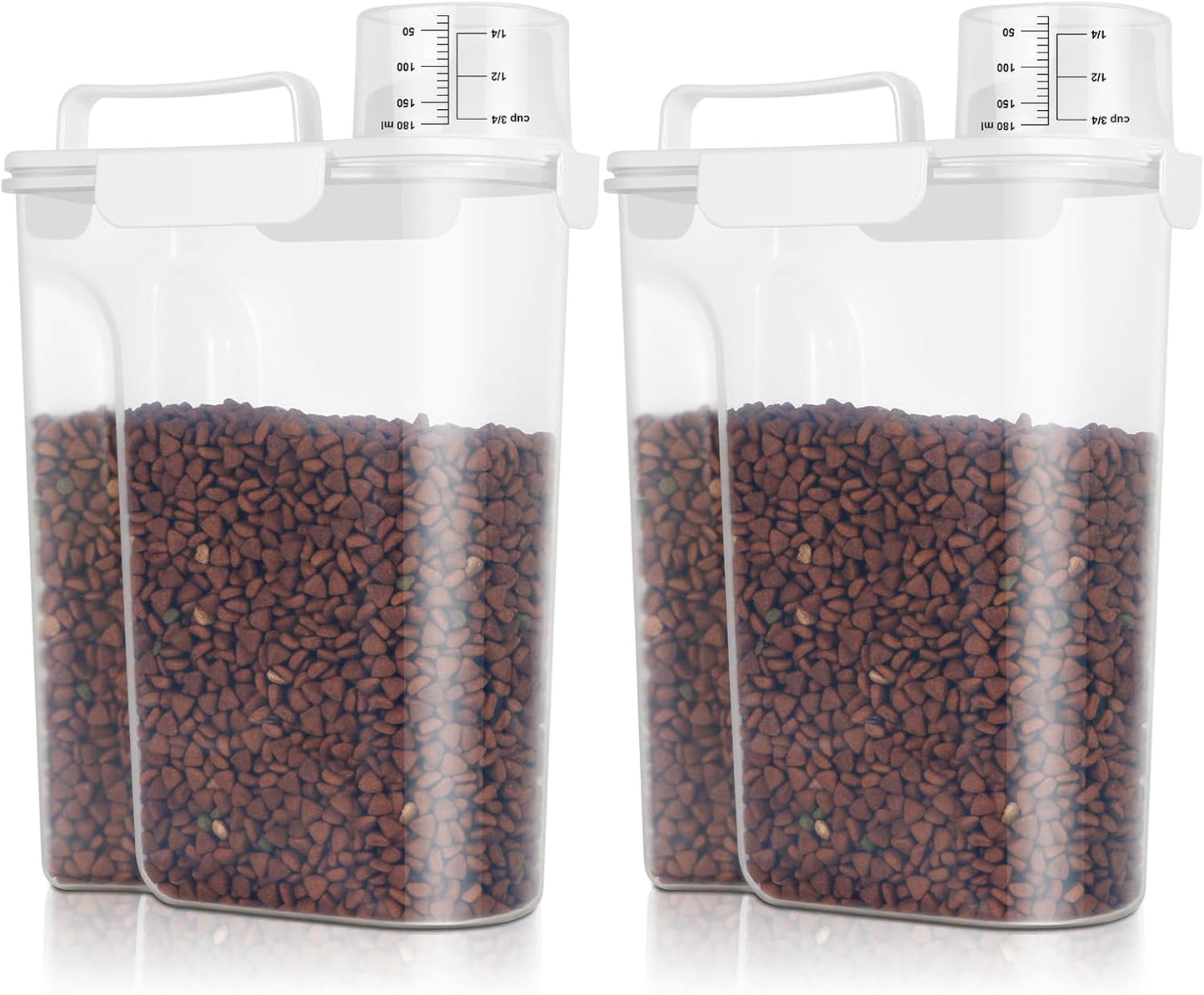 TBMax 10 Lbs Cat Dog Food Storage Container, 2026 Upgraded Large Pouring Container for Pet Food Storage, Bird Seed Dispenser, Portable Travel Kibble Holder -Dark Green