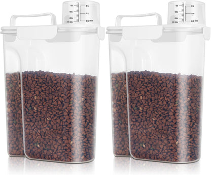 TBMax 10 Lbs Cat Dog Food Storage Container, 2026 Upgraded Large Pouring Container for Pet Food Storage, Bird Seed Dispenser, Portable Travel Kibble Holder -Dark Green