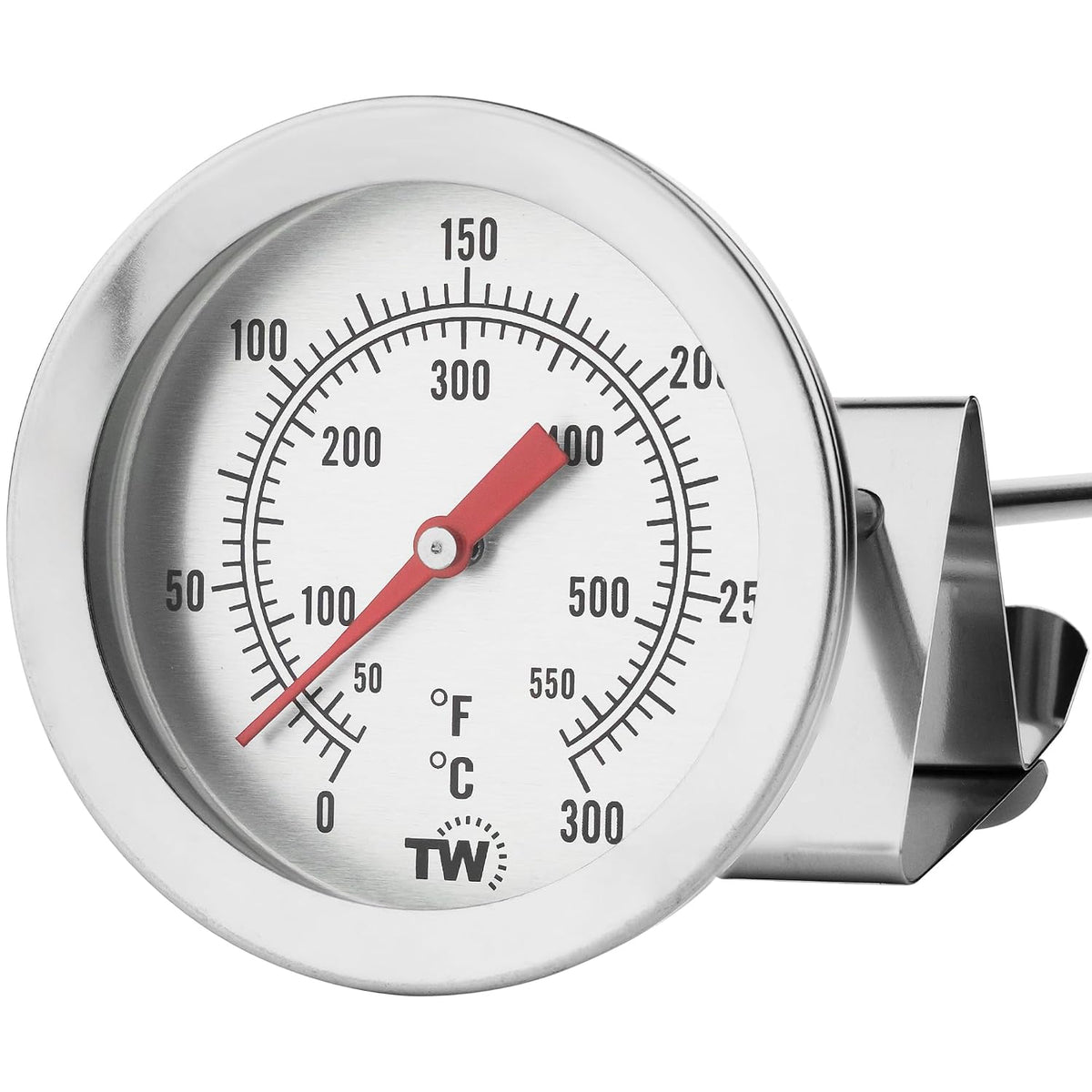 Sugar Thermometer for Making Jam and Candy with Pot Clip