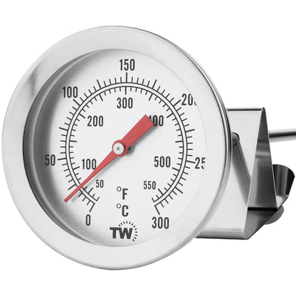 Sugar Thermometer for Making Jam and Candy with Pot Clip