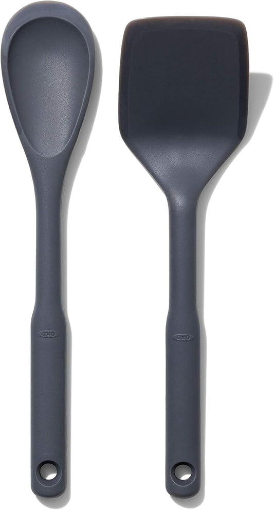 OXO Good Grips 3-Piece Silicone Utensil Set, Gray, One size