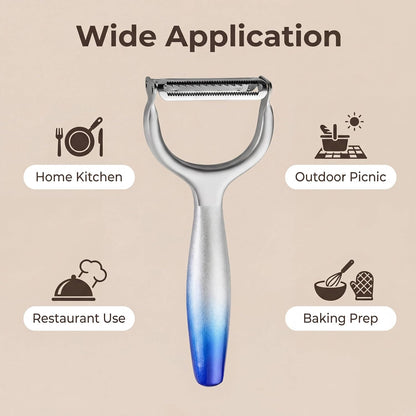 Aniso Y-Shaped Vegetables Fruit Julienne and Peeler with Gradient Handle