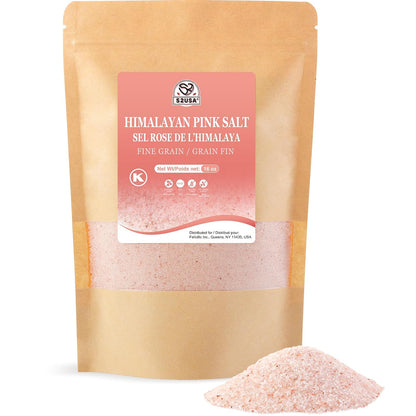 52USA Himalayan Pink Salt, Coarse Grain 1 lb, Salt for Grinder Refill