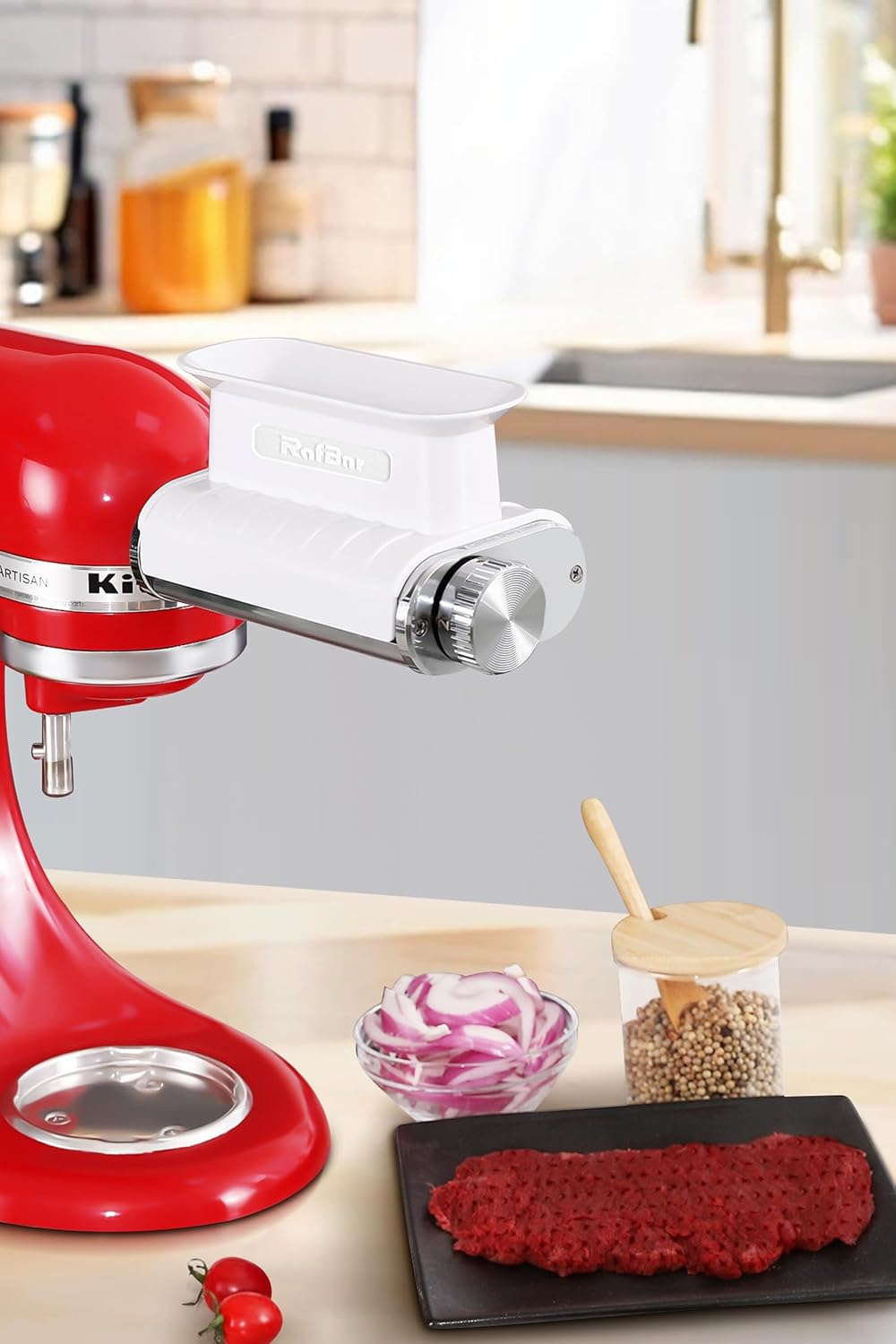 Meat Tenderizer Attachment for KitchenAid Mixer, 3 Thickness Settings