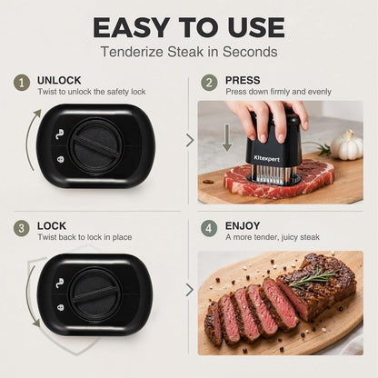 KITEXPERT Meat Tenderizer Tool with 56 Stainless Steel Ultra Sharp Needles