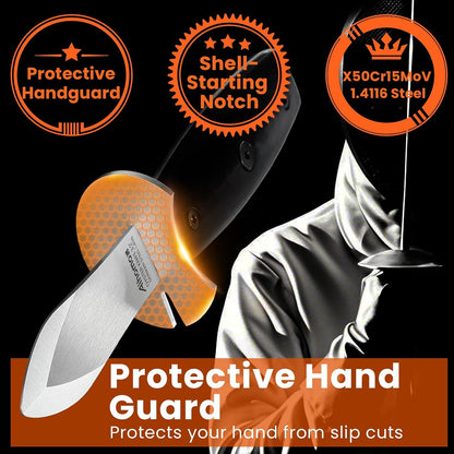 Oyster Shucking Knife Shucker Opener: Seafood Tools Protective Guard