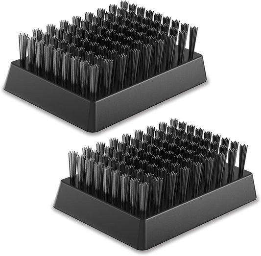GRILLART Grill Brush Bristle Free, Safe Grill Brush for Outdoor Grill, SteamWizards BBQ Grill Cleaning Brush Kit, Replaceable Head Grill Scraper Tool, Grill Cleaner BBQ Accessories, Gifts for Men/Dad