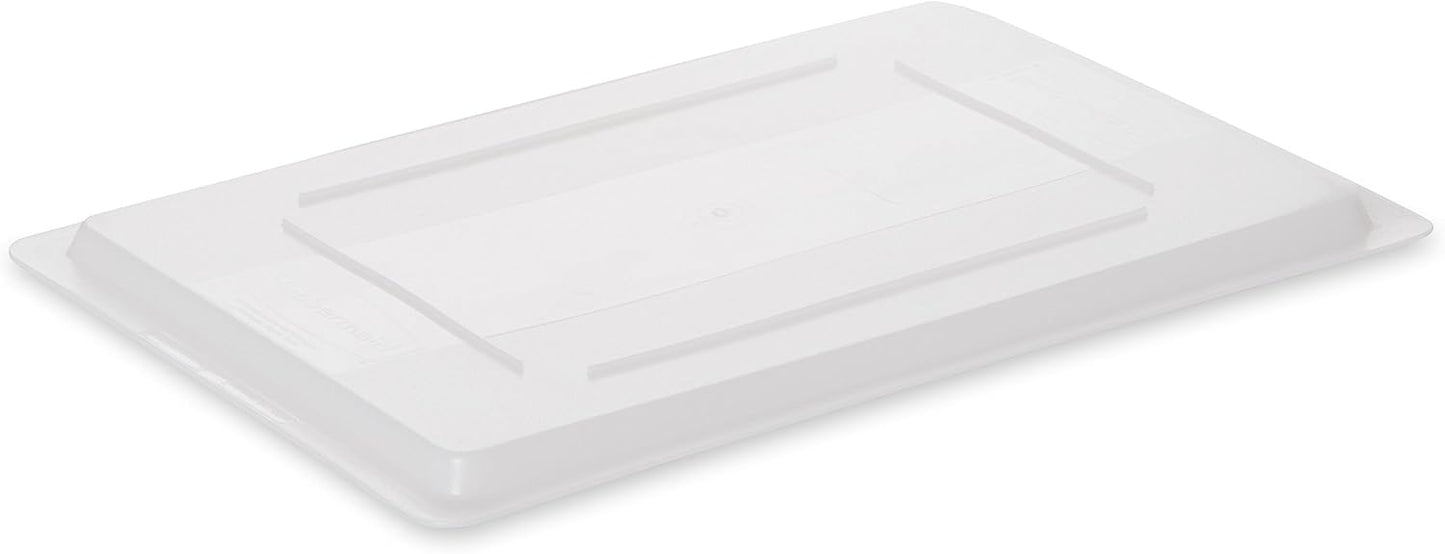 Rubbermaid Commercial Products Polycarbonate Food Storage Box/Tote, 2 Gallon, Clear, for Restaurant/Kitchen/Cafeteria