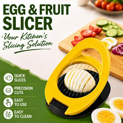 NOVANO Egg Slicer, Stainless Steel Wire Egg Cutter