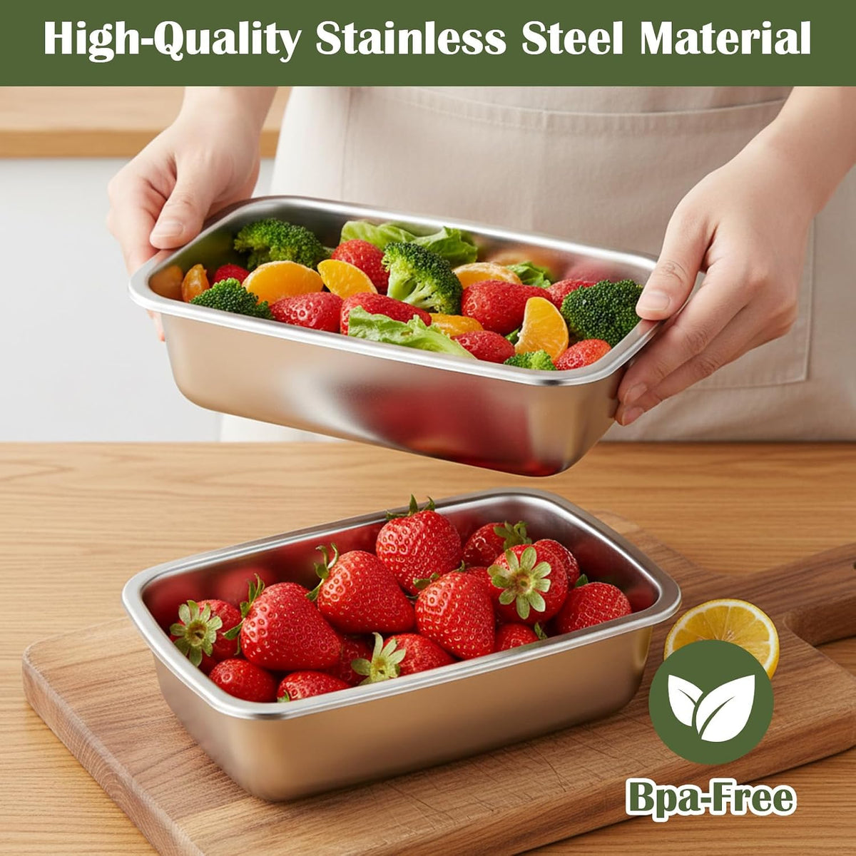 10 Pack 34oz Stainless Steel Food Storage Containers with Airtight Leak-Proof Lids, Reusable Meal Prep Lunch Boxes Freezer Dishwasher Safe Stackable Containers for Snacks Fruits On-the-Go Meals