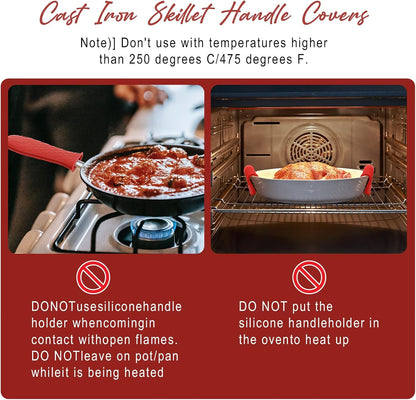 Joyhalo 6 Pack Cast Iron Skillet Handle Cover
