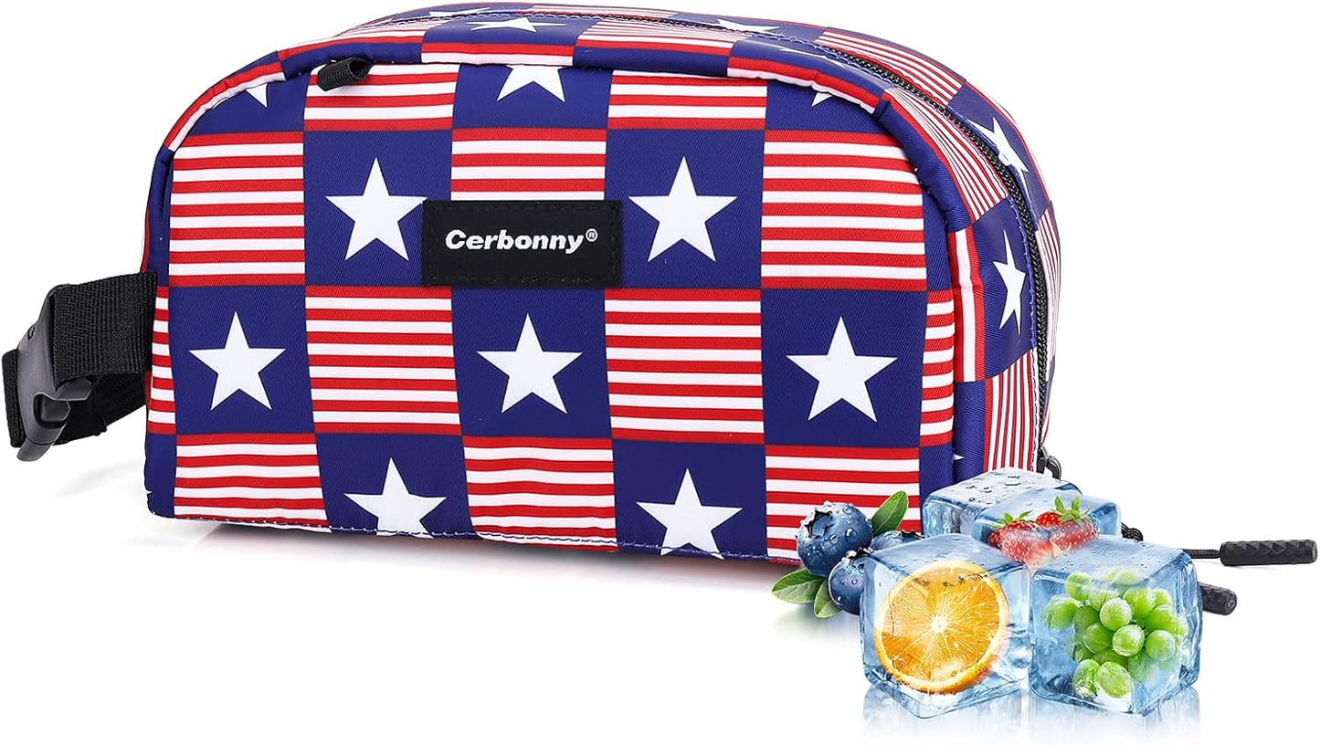 Cerbonny Freezable Cooler Bag for Work/School Travel - Mini Insulated Bag Fit For Yogurt