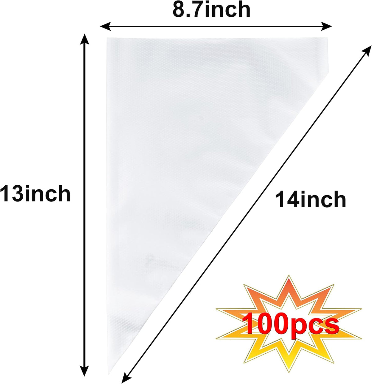 Piping Bags and Tips Set, 100 PCS 12in Pastry Bags, Piping Bags Disposable