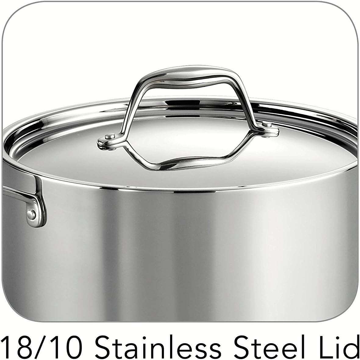 Tramontina Signature Stainless Steel Pasta Strainer Insert for Pot