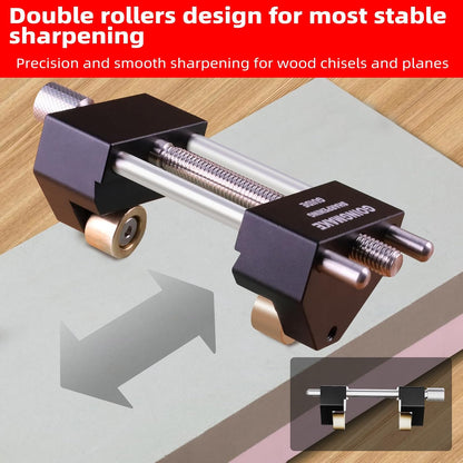 GOINGMAKE Honing Guide System Chisel Sharpening Kit for Woodworking Chisels and Planes 5/32" to 3" Chisel Sharpener Sharpening Holder Guide with Sharpening Angle Fixture, Angle Gauge and Storage Case